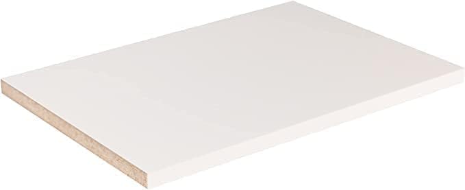 B&B HARDWARE Cabinet Shelves - Melamine 1/2'' Thick - Custom Organize Space with Stylish Cabinet Melamine Shelves - Perfect Solution for Home & Office - Cut to Size (10" Depth x 14 Inches Length)