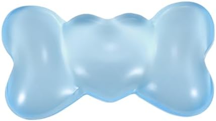 PATIKIL Gel Wrist Rest, Wrist Support for Mouse Bow Shape Ergonomic Mouse Pad Soft Silicone Support Comfortable Cushion for Computer Gaming Office Home, Bright Blue
