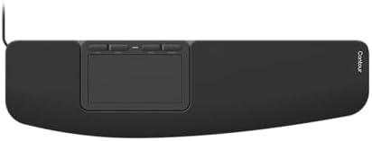 Contour Ergonomic Touchpad & Balance Keyboard Bundle for Windows - Wireless Full-Size Keyboard + Wired Touchpad, Programmable Multi-Gesture Control, Wrist Rest, Office Productivity Combo