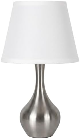 16.1" Touch Table Lamp for Nightstand, 3 Way Dimmable Small Bedroom Lamp