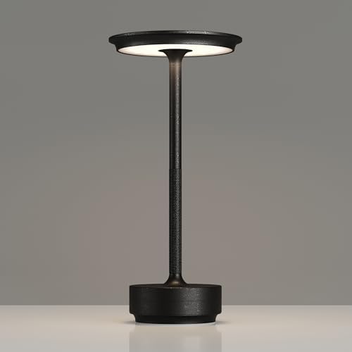 TBBGA 1 Pack Rechargeable Table Lamps Cordless, 5000mAh Outdoor Table Light