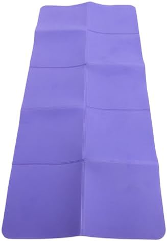 Foldable Fitness Mat, TPE Double Sided Anti Slip Workout Mat, Lightweight Portable Cushion for Yoga Dance Pilates Stretching At Home Office Travel Indoor Outdoor