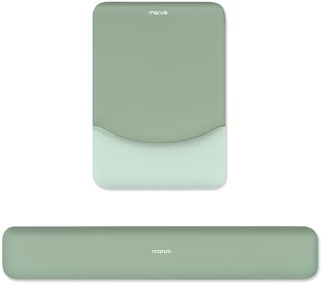 MOSISO Keyboard Wrist Rest & Mouse Pad with Wrist Rest, Green