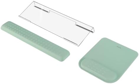MOSISO Keyboard Stand&Wrist Rest Support for Keyboard &Mouse Pad Set