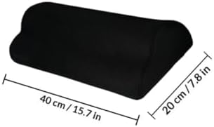 Veemoon Desk Sponge Foot Rest Pad Semi-Cylindrical Cushion for Office Use Foot Relaxation and Massage for Work Desk