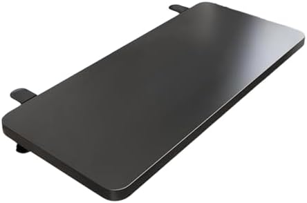 Desk Extension Board Clamp-on Keyboard Tray Portable Ergonomic Arm Rest Expansion Platform for Home Office- Black