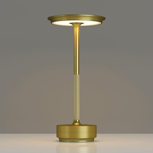 TBBGA 1 Pack Rechargeable Cordless Table Lamp, 5000mAh Battery Table Light