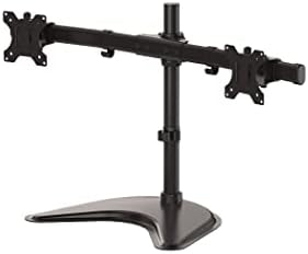 Fellowes 8043701 Professional Series Free Standing Computer Monitor Stand for 2 Monitors with Horizontal Monitor Arms, 27 Inch Monitor Capacity