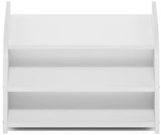 Furinno Classic Desk Organizers and Accessories, 3-Tier Monitor Riser, Office Organization, Desk Top Book Shelf, for Office Supplies, White