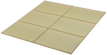 FULI Japanese Tatami Mattress, Foldable Igusa Rush Grass, Natural, Queen