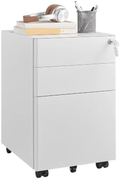 Guizeeopo Fully Assembled 3 Drawer File Cabinets for Home Office