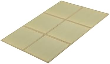 FULI Japanese Tatami Mattress, Foldable Igusa Rush Grass, Natural, Full