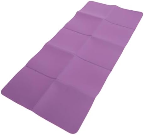 Foldable Fitness Mat, TPE Double Sided Anti Slip Workout Mat, Lightweight Portable Cushion for Yoga Dance Pilates Stretching At Home Office Travel Indoor Outdoor