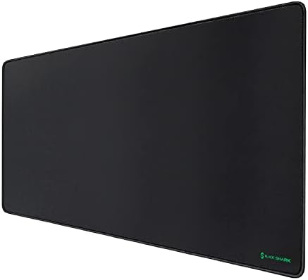 Black Shark Gaming Mouse Pad Desk Mat (35.4" × 15.8" × 0.15") Thick Extended Mousepad Non-Slip Spill-Resistant Mousepad with Special-Textured Surface, Anti-Fray Stitched Edges Desk Pad Manta P3