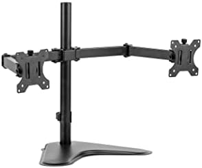 Fellowes 8043701 Professional Series Free Standing Computer Monitor Stand for 2 Monitors with Horizontal Monitor Arms, 27 Inch Monitor Capacity