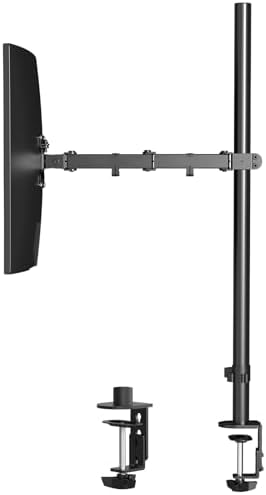 Pholiten Tall Single Monitor Mount with 31.5" Pole for 13-32" Screen