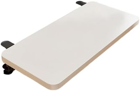 Desk Extension Board Wrist Support, Easy Installation, Table Mount, Clamp Type, Desk Extension Tray, Armrest, Extended Keyboard Tray, White