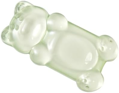 Ergonomic Gel Mouse Wrist Rest –Green Clear Cute Bear Mouse Wrist Rest