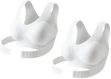 Posture Corrector Bras Women Front Closure Cross Back Wireless Posture Bra