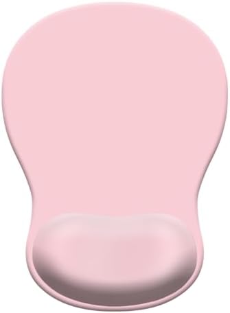 Mouse Pad, Mouse Pad with Wrist Support (Pink)