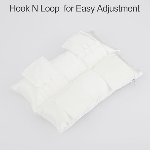 Satin Neck Pad Strap Cushion for Arm Sling Pillow Comfort Support Padding Rotator Cuff Replacemet Surgery Elbow Brace Carry Padded Cover Broken Wrist Hand Injury, Ivory
