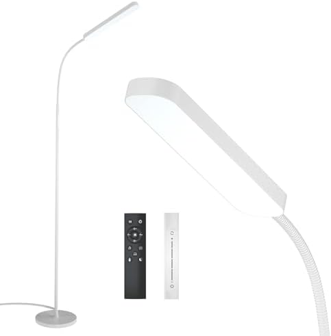 Wio-Mio Floor Lamp, 15W/1000LM Bright LED Floor Lamp with Stepless Dimming