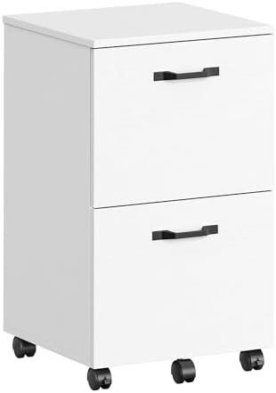 VASAGLE 2-Drawer File Cabinet, Small Rolling Filing Cabinet