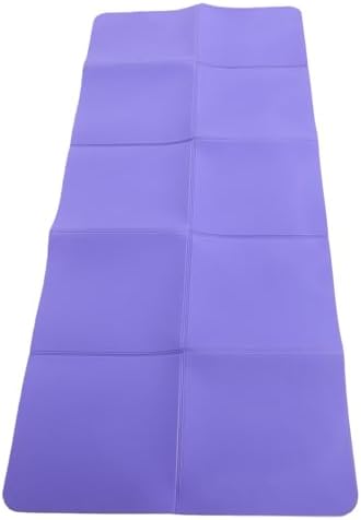 Foldable Fitness Mat, TPE Double Sided Anti Slip Workout Mat, Lightweight Portable Cushion for Yoga Dance Pilates Stretching At Home Office Travel Indoor Outdoor