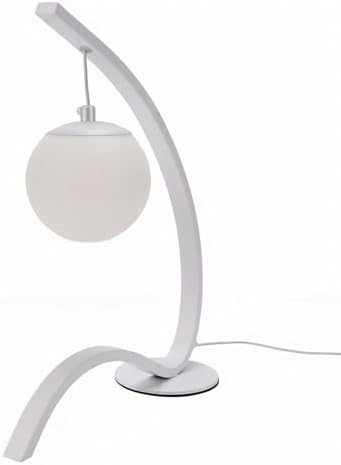 LED Bedside Lamp 3 Levels Brightness 3 Color Temperatures Anti Glare Creative Desk Lamp for Home Hotel Nightstand (White)