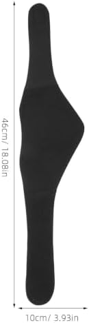 Self Heating Neck Belt for Cervical Support, Black Elastic