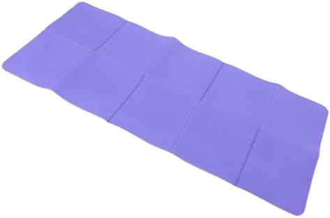 Foldable Fitness Mat, TPE Double Sided Anti Slip Workout Mat, Lightweight Portable Cushion for Yoga Dance Pilates Stretching At Home Office Travel Indoor Outdoor