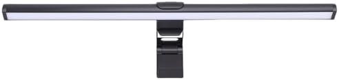RGB CCT Dual Sided Computer Screen Light Bar, Eye Care USB Reading LED Task Lamp with 3 Color Temperature and RGB Ambient Backlight for Monitor, Adjustable Brightness Clamp On