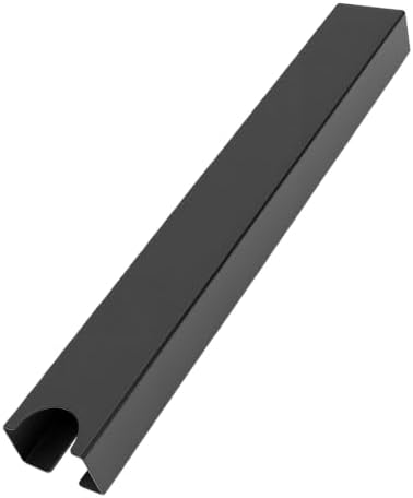 Asixxsix Magnetic Cable Management Tray for Desk Leg (Black)