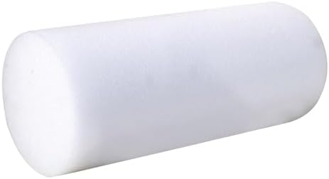 Body Sport Foam Roller, Full Round 6 in. x 18 in. – Lightweight & Durable for Flexibility, Strengthening & Rehab – High-Density Foam for Muscle Reeducation, Spinal Stabilization & Pressure Relief