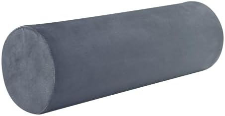 Decorative Bolster Pillow Neck Roll Pillows for Bed Round Pillows for Bed Round Cylinder Pillow Back Support Pillow Blue Grey Gradient