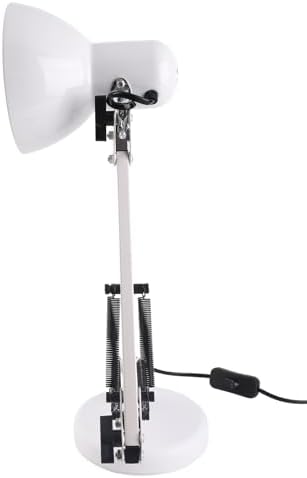 Kavolet Portable Eye Protection Folding Desk Lamp LED Reading Light with Clamp for Study Bedroom (White)