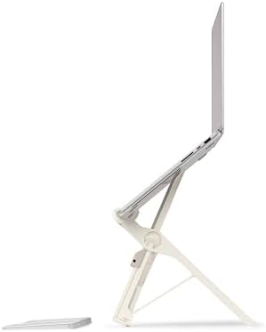 Roost V3 Plus - Ultra Portable and Adjustable Laptop Stand - Quick-Release Height Adjustment, 5 to 14 inch Screen Lift, Patented Rigid Folding Structure and Self-Adjustings Laptop Grips | Dune Color