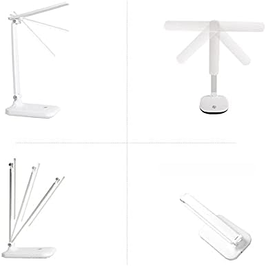 LED Desk Lamp, Portable Touch Control Eye-Caring Reading Table Lamp, 3 Lighting Modes 3 Brightness Levels, Flexible Gooseneck, Office Desk Light with USB Charging Port, Blue Light Filter