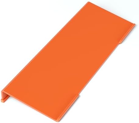Computer Keyboard Stand Holder - Ergonomic Acrylic Keyboard Stand for Desktop Comfortable Keyboard Tray Riser with Silicone Anti-Slip Strip for Home School Office Desk Accessory, Orange