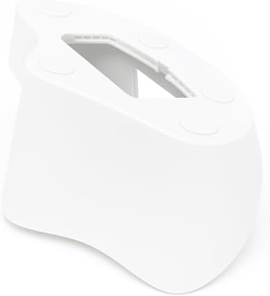 Ergonomic Base/Stand Adjustment, Base Riser Compatible with Logitech Ergo M575 (White and Black) (White)