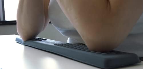 Ergonomic Keyboard Arm & Wrist Rest - The Perfect Pain Relief Solution for Carpal Tunnel Syndrome, Repetitive Stress Injuries, Bursitis, and Arthritis (Graphite Fabric)