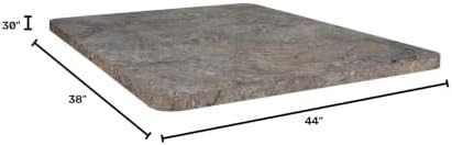 RecLite LS Dinette RV Table Top 30" x 38" - 44" | Camper Trailer (44", Luna Imperial) | Made in USA