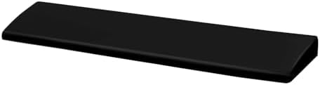 17 Inch Silicone Keyboard Wrist Rest, 0.59 Inch Thick Ergonomic Wrist Support for Full Size Mechanical & Membrane Keyboards, Honeycomb Non-Slip Pad for Office Gaming (Black)