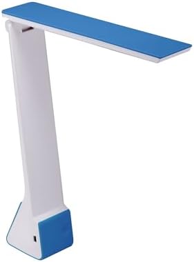 Bostitch Office Rechargable Battery Led Desk Lamp, 3 Color Temperatures, Flip Open, Blue (KT-VLED1810-BLUE)