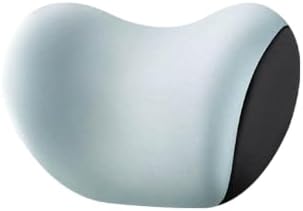 Car Headrest Cushion, Ergonomic Memory Foam Car Neck Back Support w/Removable Cover, Universal Breathable Lumbar Cushion Headrest Pillow with Adjusatble Strap (Sky Blue)