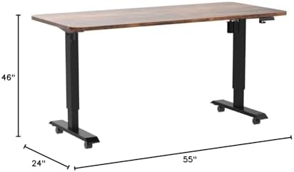Monomi Electric Standing Desk 55"x24"Height Adjustable Sit Stand Up Desk