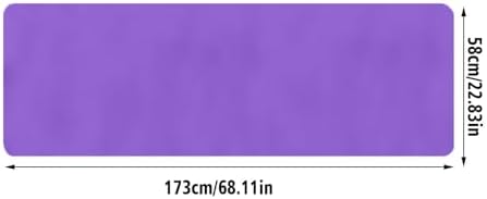 Non Slip Yoga Mat 1/5" Thick High Density Non Slip Anti-Tear Exercise Mat with Carrying Strap Hot Yoga Mat for Pilates, Workouts, Floor, Home Yoga, Stretching, Fitness, Gym