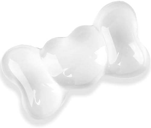 Gel Wrist Rest for Keyboard and Mouse Transparent White Bow Elbow Pad Cushion Ergonomic Cute Clear Cool Heart Mouse Wrist Pad Silicone Non-Slip Support for Computer Gaming Home Office Girl Hand Pillow