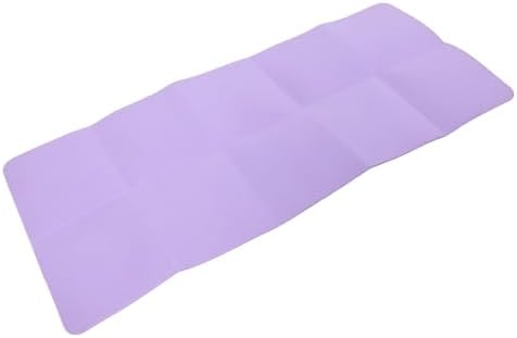 Foldable Fitness Mat, TPE Double Sided Anti Slip Workout Mat, Lightweight Portable Cushion for Yoga Dance Pilates Stretching At Home Office Travel Indoor Outdoor