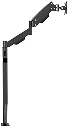 13"-27" LCD Monitor Floor Stand Sofa Side Fixed TV Mount Computer Monitor Holder Gas Spring Arm LD216A Loading 10kgs(LD216B Floor Mount)